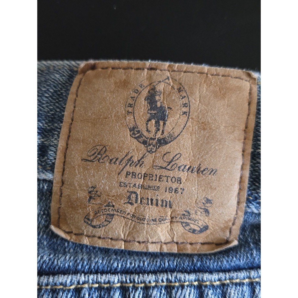 Ralph Lauren Sport Mens Blue Denim Jeans 28×31 Straight Fit "Cooper"‎ 2012 - Picture 8 of 10